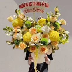 Lẵng Hoa Chúc Mừng Khai Trương Tinh Tế