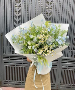 bó hoa sinh nhật Blue Sunshine tặng cho bạn gái