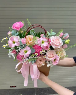 Giỏ Hoa Chúc Mừng Sweety Moment