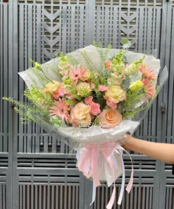 Mẫu hoa sinh nhật với Bó Hoa Tặng Mẹ Yêu Shimmer Serena