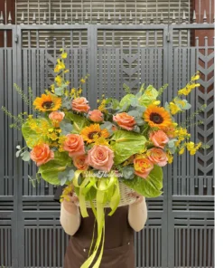 Gio Hoa Chúc Mừng Khai Trương Tươi Sắc