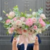 Giỏ Hoa Chúc Mừng Sweety Rosa Giỏ Hoa Chúc Mừng Sweety Rosa
