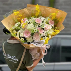 Hoa Bó Juliet Mist Yellow