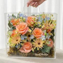 Vali Hoa Tươi Mica Shimmer Delphinium 2