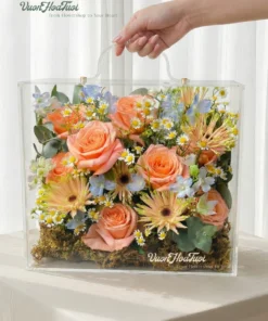 Vali Hoa Tươi Mica Shimmer Delphinium 2