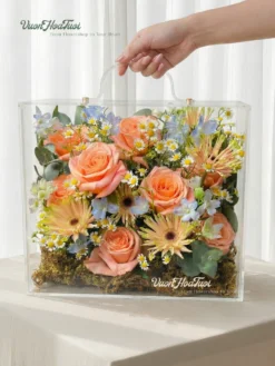 Vali Hoa Tươi Mica Shimmer Delphinium 2