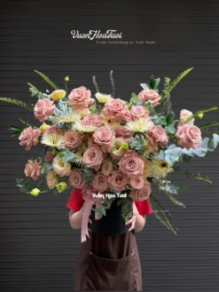 Lẵng Hoa Tươi Capuchino GoL 1