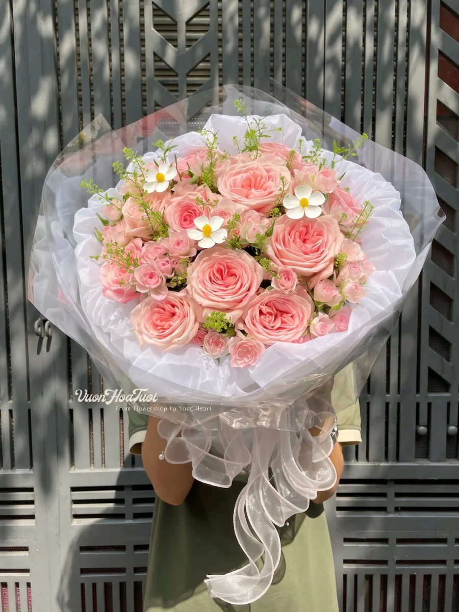 Ohara Daisy Pink Bó Hoa Hồng Ohara Ohara Daisy Pink Bó Hoa Hồng Ohara