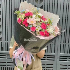 Bó Hoa Hồng Sophie Mix Del