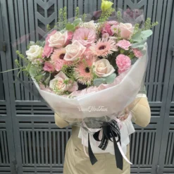 bó Hoa Hồn Pastel Tặng Sinh Nhật Soft Serenity