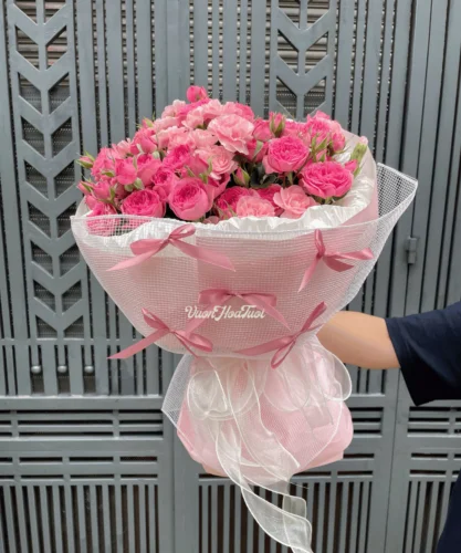 Bó Hoa Hồng Sophie Pink Rose