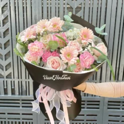 Hoa Bó Pastel Hồng Dreamy