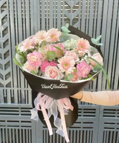 Hoa Bó Pastel Hồng Dreamy