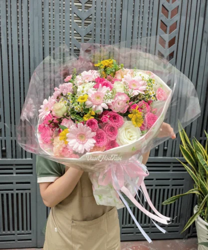 Bó Hoa Tươi Flower Blushing Meadow