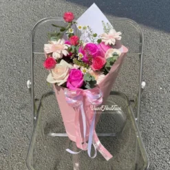 Bó Hoa ốc quế Pink Sys