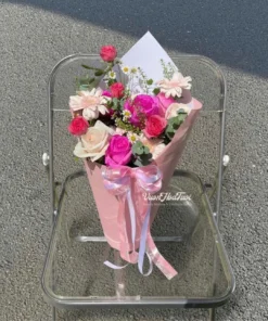 Bó Hoa ốc quế Pink Sys