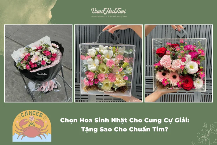 Chọn Hoa Sinh Nhật Cho Cung Cự Giải