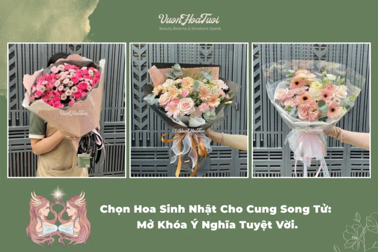 Chọn Hoa Sinh Nhật Cho Cung Song Tử