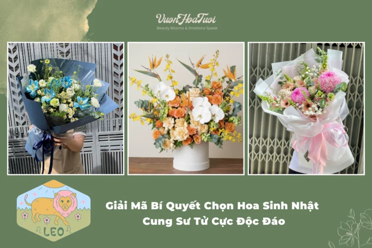 Chọn Hoa Sinh Nhật Cho Cung Sư Tử