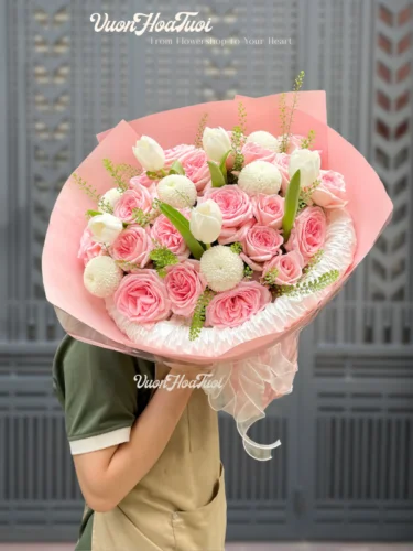 Ohara Tulips White