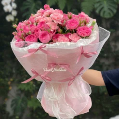 Bó Hoa Hồng Tươi Sophie Pink Rose