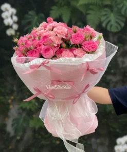 Bó Hoa Hồng Tươi Sophie Pink Rose