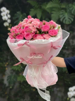Bó Hoa Hồng Tươi Sophie Pink Rose