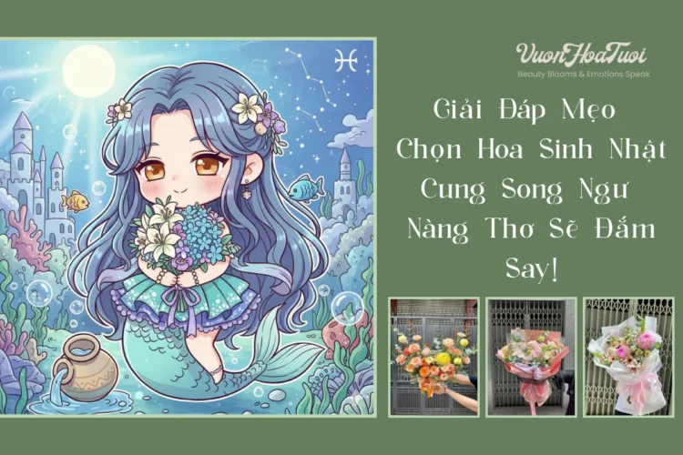 Giải Đáp Mẹo Chọn Hoa Sinh Nhật Cung Song Ngư Nàng Thơ Sẽ Đắm Say! cách chọn hoa sinh nhật cung song ngư