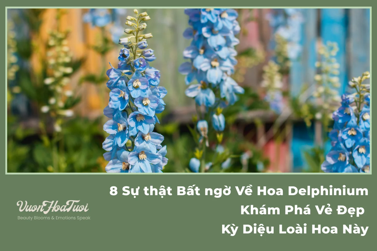 8 Sự thật Bất ngờ Về Hoa Delphinium Khám Phá Vẻ Đẹp Kỳ Diệu Loài Hoa Này 8 sự thật bất ngờ về hoa delphinium