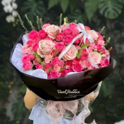 Bó Hoa Hồng Sophia Pink Lovely