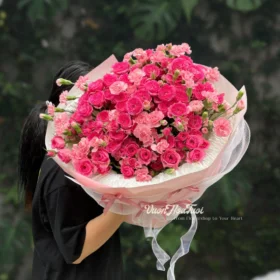 Bó Hoa Hồng Sophie Pink Sweety