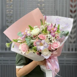 Bó Hoa Tulip Dịu Dàng Sắc Hồng
