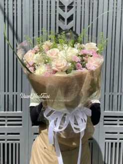 Bó hoa mộc mạc yêu thương
