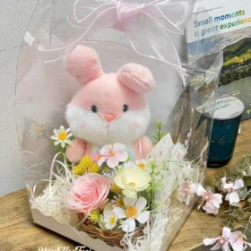 Hộp Hoa Gấu Bông Sweetheart Stuffies