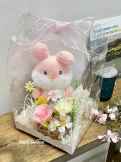 Hộp Hoa Gấu Bông Sweetheart Stuffies