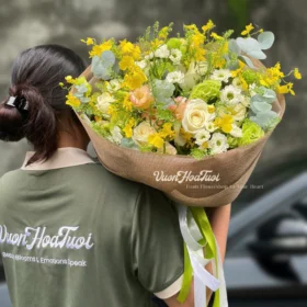 Bó Hoa Garden Garden Yellow Beauty