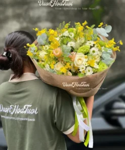 Bó Hoa Garden Garden Yellow Beauty