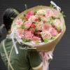 Hoa Bó Sinh Nhật Sophia Rose Pink Mix