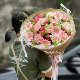 Hoa Bó Sophia Rose Pink