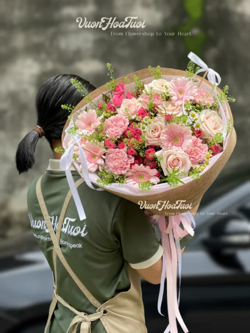 Hoa Bó Sophia Rose Pink