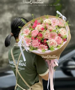 Hoa Bó Sophia Rose Pink