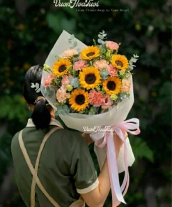 Hoa Bó Tốt Nghiệp Sweet Success Hướng Dương