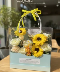 Hộp Hoa Sáp Thơm Tri Ân Thầy Cô