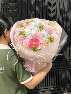 bó hoa sáp Ngọt Dịu Xinh Xắn