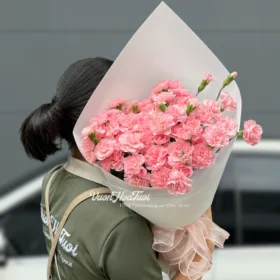 Bó Hoa Cẩm Chướng Hồng Nhí Xinh 2