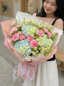 Hoa Bó Cẩm Tú Cầu Dịu Dàng