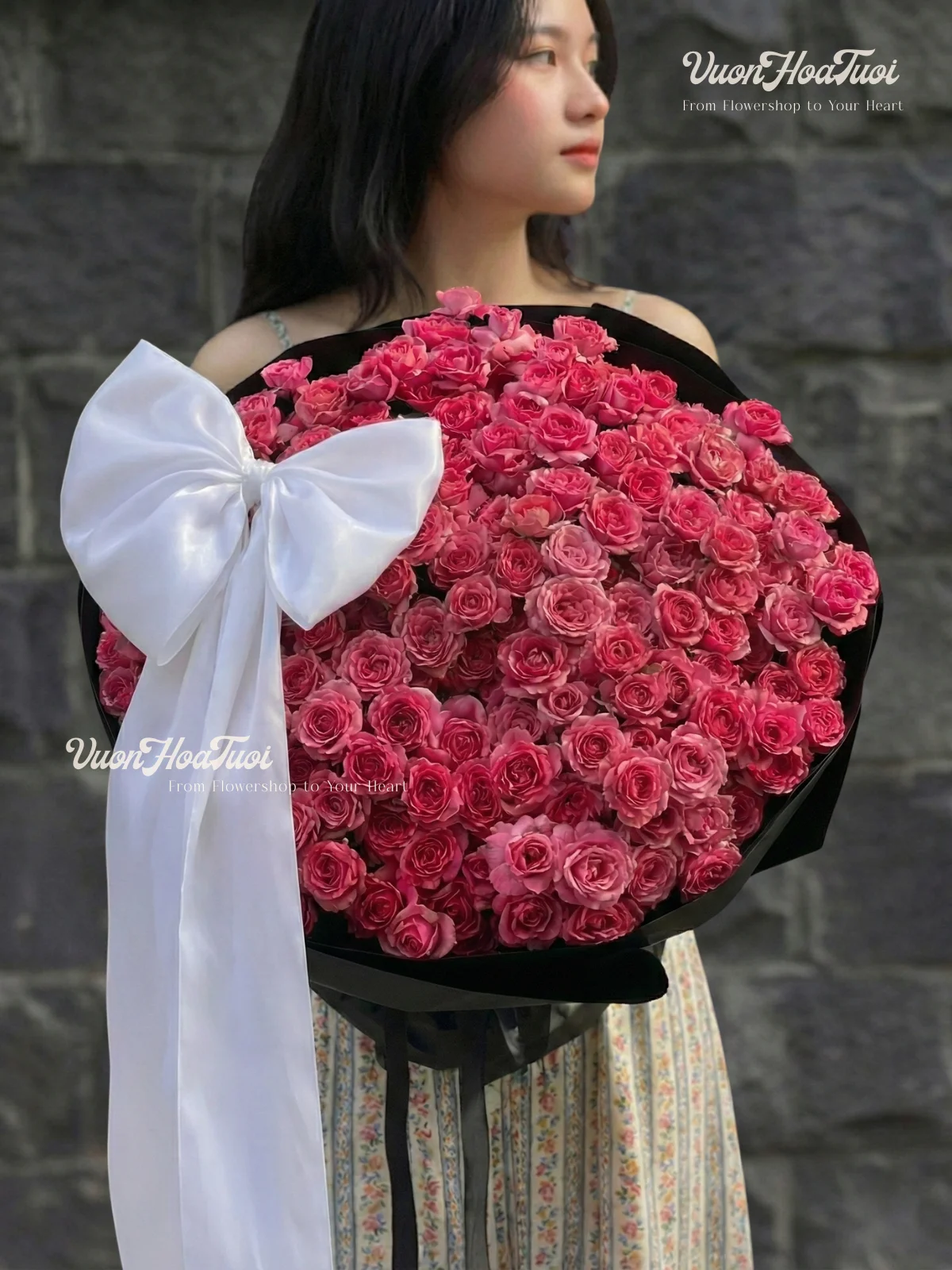 Sophia Romatic White Hoa Bó Sophia Romatic White