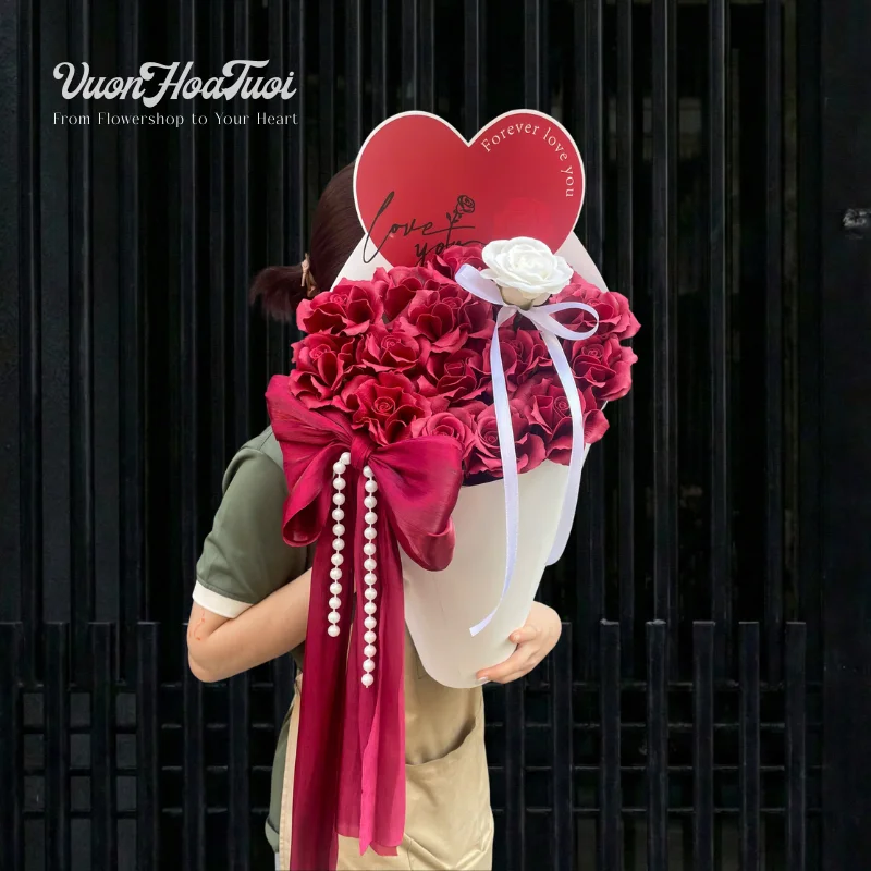 Hoa Valentine Bó Hoa Sáp Only You Hoa Valentine Bó Hoa Sáp Only You 1