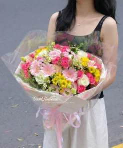 Bó Hoa Hồng Hẹn Hò Smootie Eve Xinh Xắn