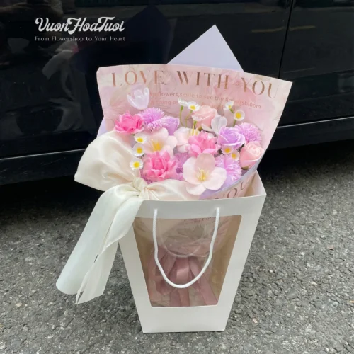 Grab Bo Hoa Pink Rose 2